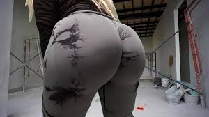 Unbelieavable ass perfection in grey leggings yoga pants and most perfect cameltoe jpg x Yoga pants ass