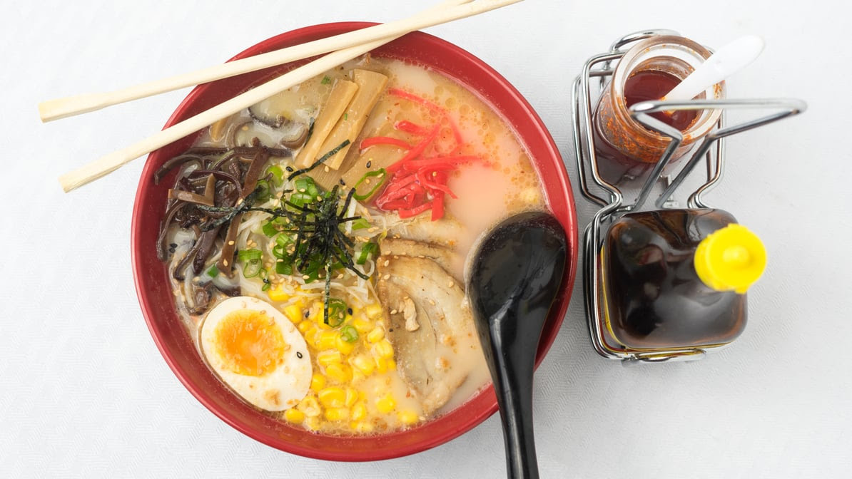 Lifting Noodles Ramen by null