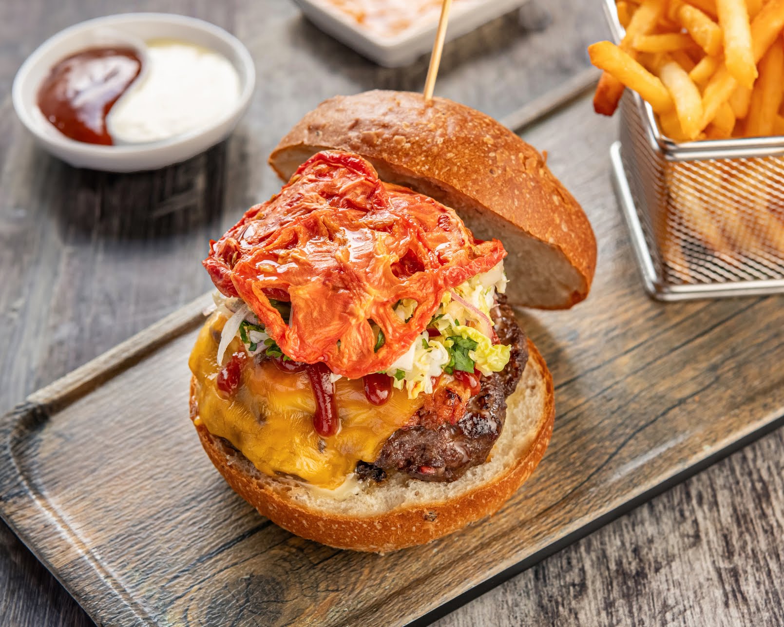 The Box & Burgers Eatery by null