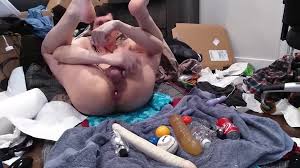 Milf takes a huge dildo deep in her ass anal porn at thisvid tube jpg x Big dildo deep ass
