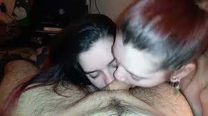 Ffm threesome blowjob and cumshot in the eyes jpg x Ffm threesome blowjob