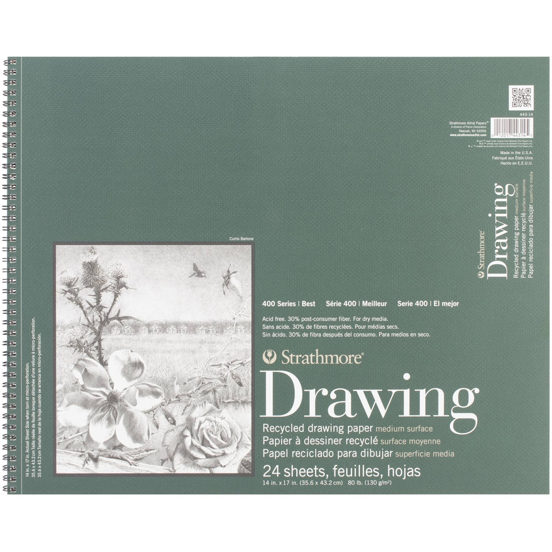 Canson XL Recycled Sketch Pad - 18 x 24 50 Sheets