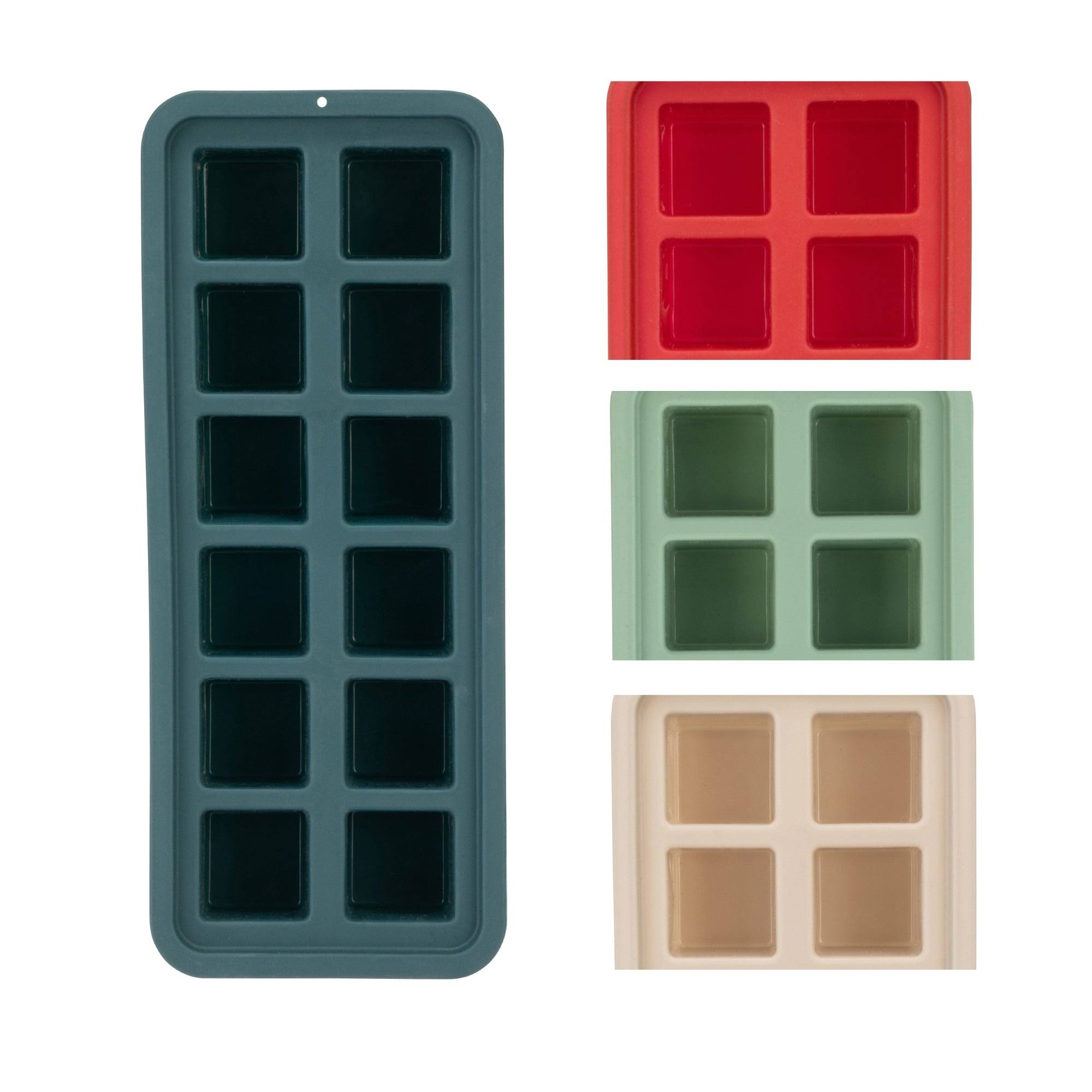 Buy Fusion  Twist Silicone Square 12-Cup Ice Cube Tray - Assorted