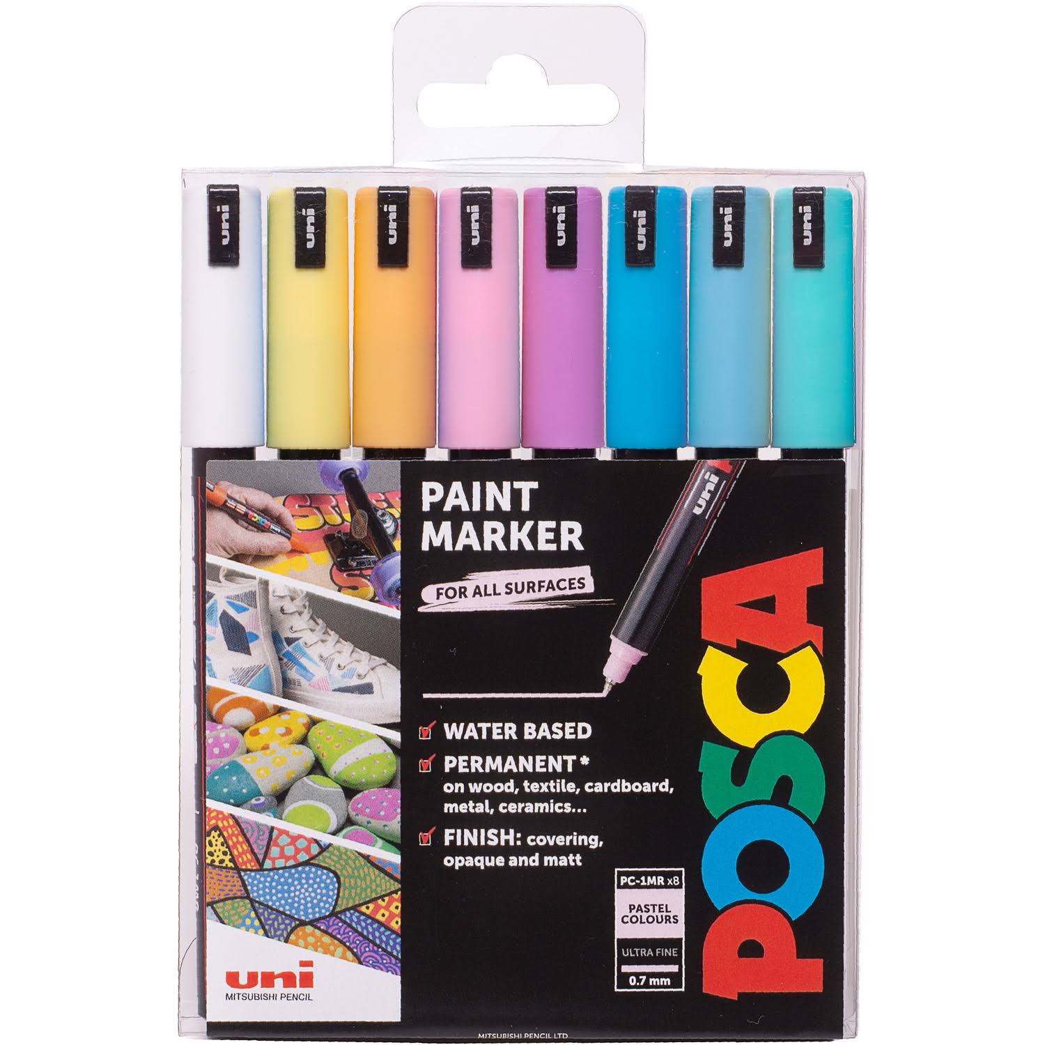 POSCA Illustration Paint Marker Set - Assorted Colours - Tin of 20