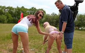 Katie kush blonde cutie fucked on the golf course caddy snack jpg x Golf course