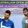 Australian Open 2025 Novak Djokovic vs Carlos Alcaraz QF live ...