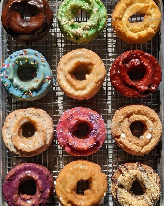 Yellow Light Coffee and Donuts by null