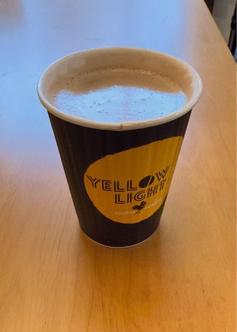 Yellow Light Coffee and Donuts by null
