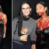 Demi Moore cradles her beloved dog Pilaf as she poses with blood ...