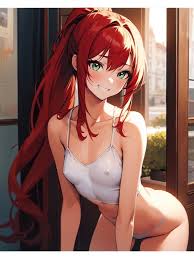 Redhead youngster girl asuka peeing anime porn tube jpg x Redhead anime girl