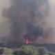 Thousands evacuate due to fire in LA suburb 
