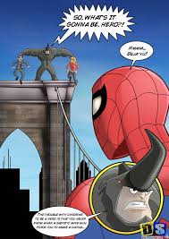 Black cat has kinky sex with spider man leandro comics jpg x Spiderman sex