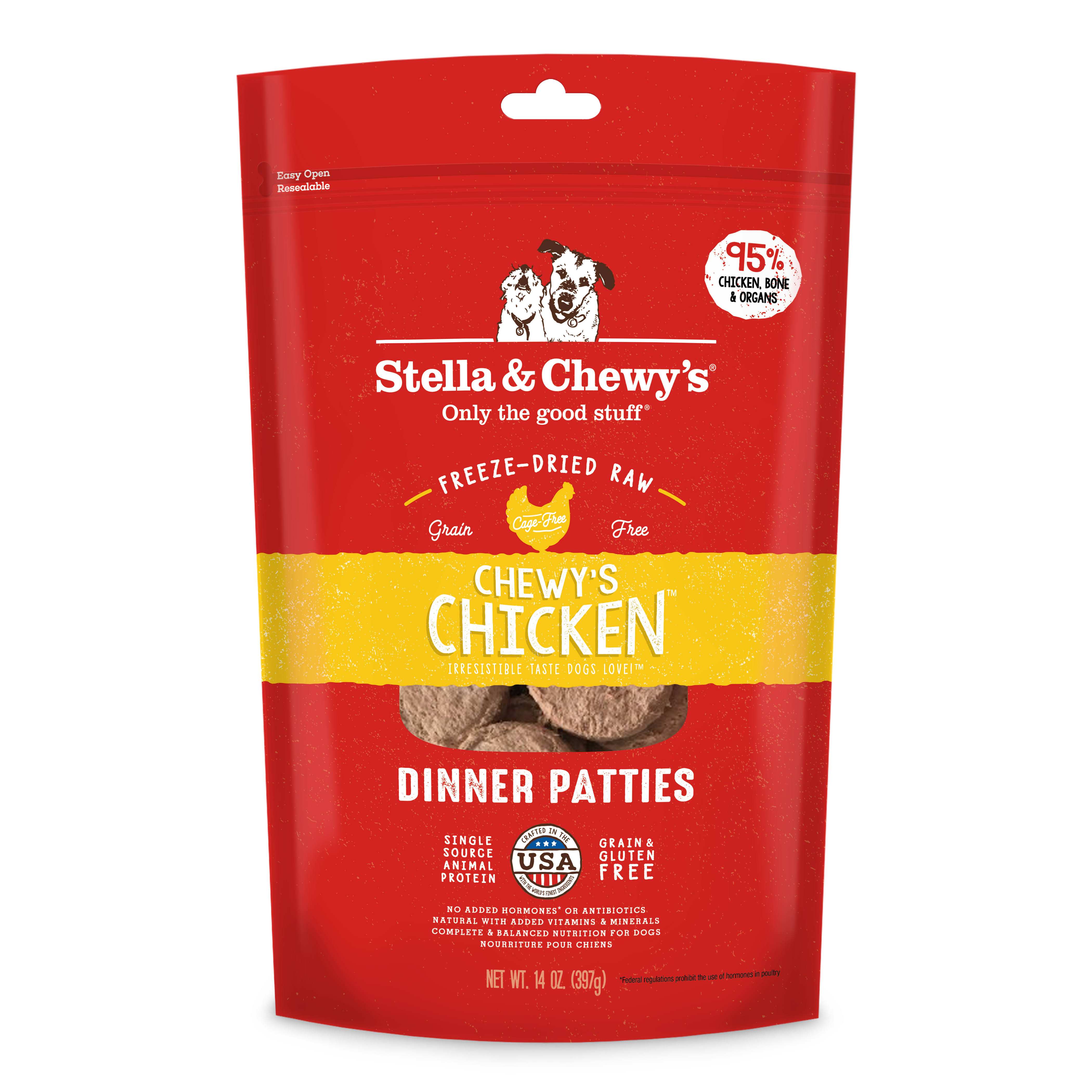 Stella & Chewy's Freeze Dried Chicken Dinner Dog Food - 15oz