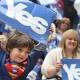 British party leaders head to Scotland as vote tightens