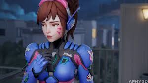 Dva e girl bouncing black png x Overwatch girls