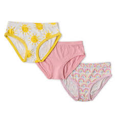 lttle girl print panties|Naïve - girl's swim briefs with a print of blue and yellow triangles. –  socksnaive.com