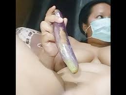 Asian teen girl masturbates using eggplant jpg x Eggplant masturbation