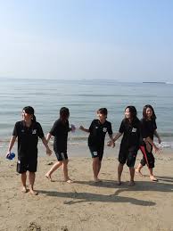 女子大生  寒中|真冬の玄界灘で青春のジャンプ！寒中水泳にチャレンジした女子大生の皆さん☆ | ３６５日のファンタジー