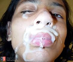 Brazilian whore remains with thick cum on her face until the cum becomes thin jpg x Brazilian cumshot facial