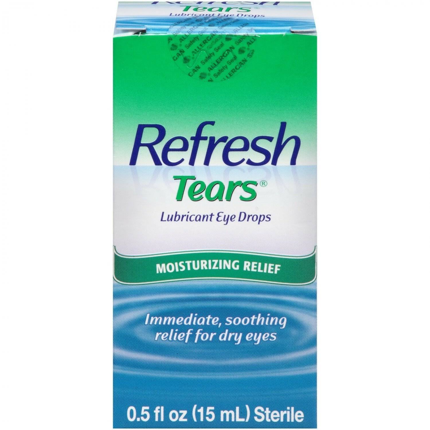 Refresh Tears Sterile Lubricant Eye Drops - 0.5oz