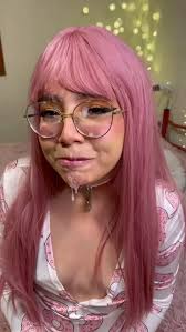 Girl with pink hair porno gets a facial jpg x Pink haired girl