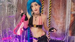 Jinx from lol fuck anal with dick cosplay alicebong jpg x Jinx cosplay