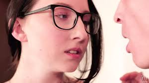 Gorgeous wet blowjob gave petite girl with white hair and big eye glasses mobile porno videos movies jpg x White girl with glasses
