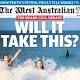 Shark attack victim's mother angry at WA newspaper's photoshopped front page 