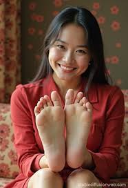 asian girl feet|