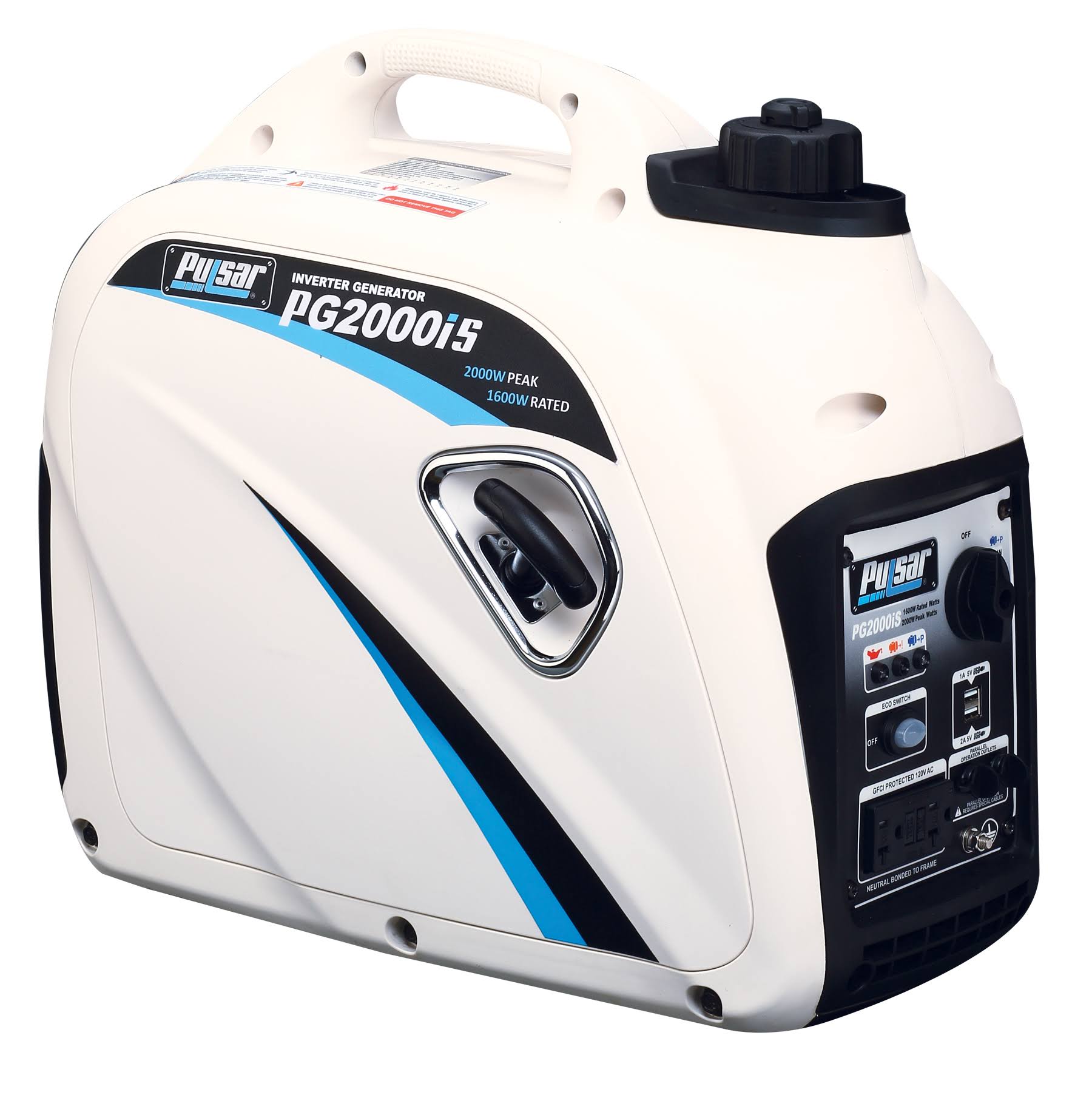 Pulsar PG2000is Inverter Generator, 1800 Watt Peak Power