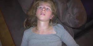Cute blonde teen cums from hard fucking jpg x Blonde teen fucked