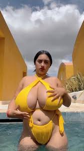 Lasirena sizzlingyellowbikinidarkx small jpg x Yellow bikini