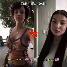 V malu trevejo dancing and kissing her friend gif x Malu trevejo twerk