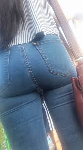 Beautiful round ass woman shows herself in tight jeans sexy cameltoe omg jpg x Sexy ass jeans