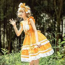 Lolita|メイド風エプロン付きクラシカル ロリィタ 半袖ワンピース – ロリータファッション通販RonRon