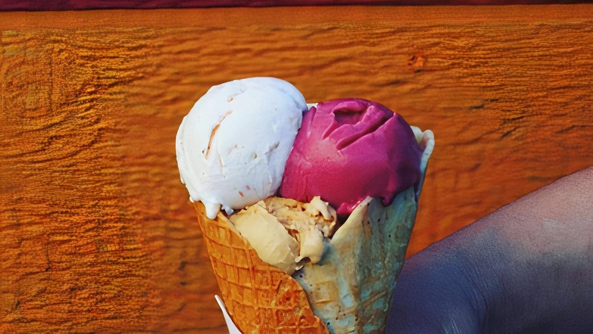 Double Rainbow Ice Cream by null