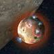Jupiter's Volcanic Moon Io Has a Collapsible Atmosphere 