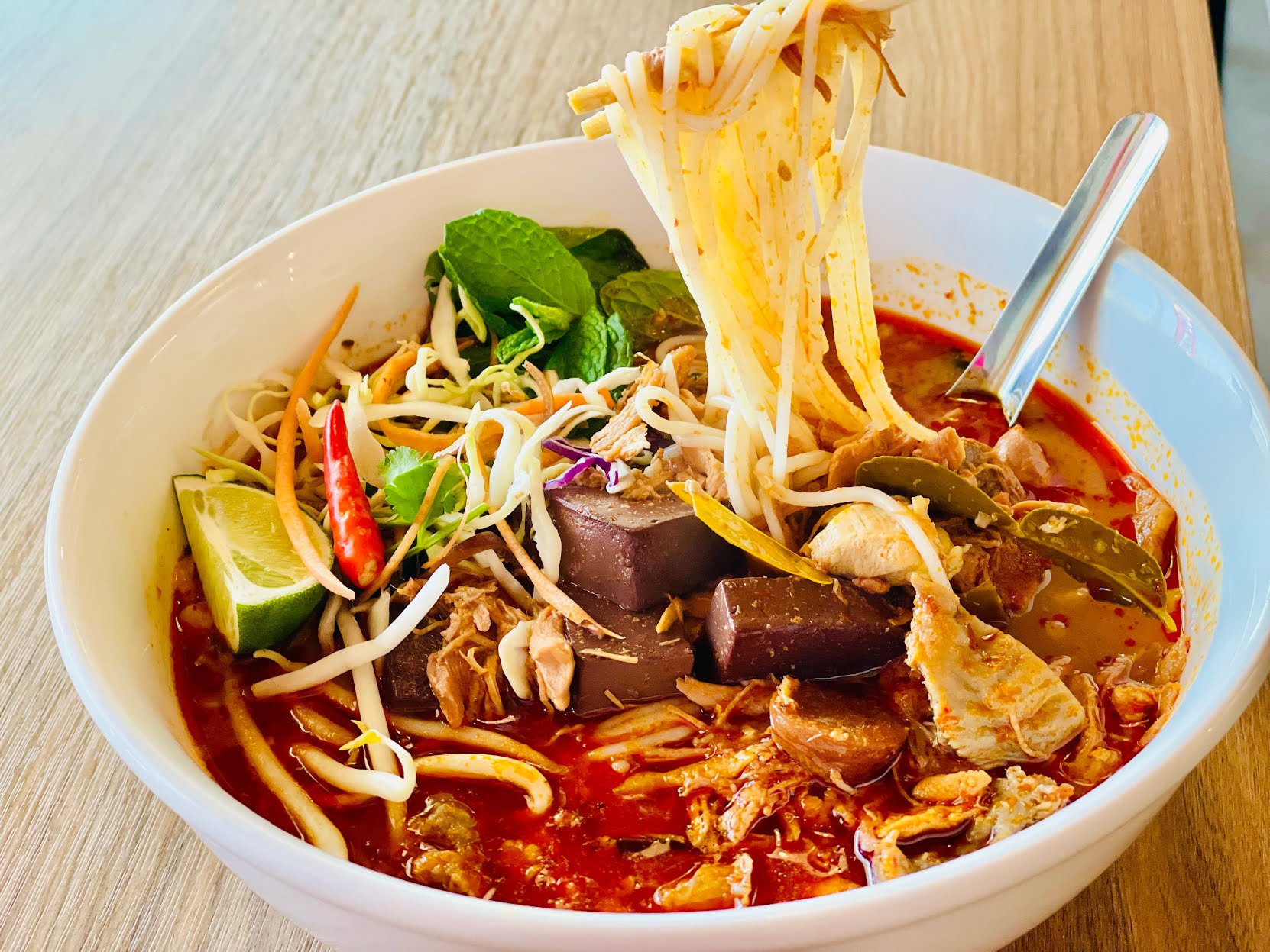 Spicy Joi Banh Mi x Lao Street Food by null