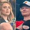 Ed Sheeran and Adele cheer from the stands as England makes ...