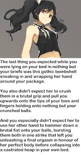 Anime ballbusting jpg x Anime ballbusting