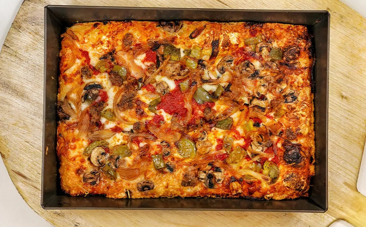 8Mileπ Detroit Style Pizza by null
