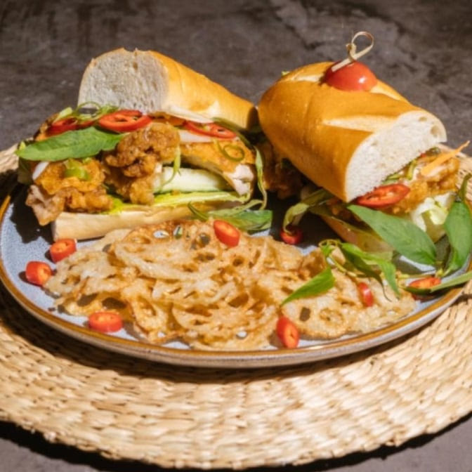 Bánh Mì and Bottles by null
