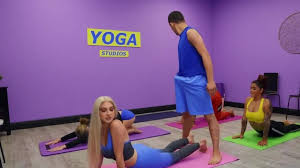 Athletic beauty in leggings fucked after training jpg x Yoga training