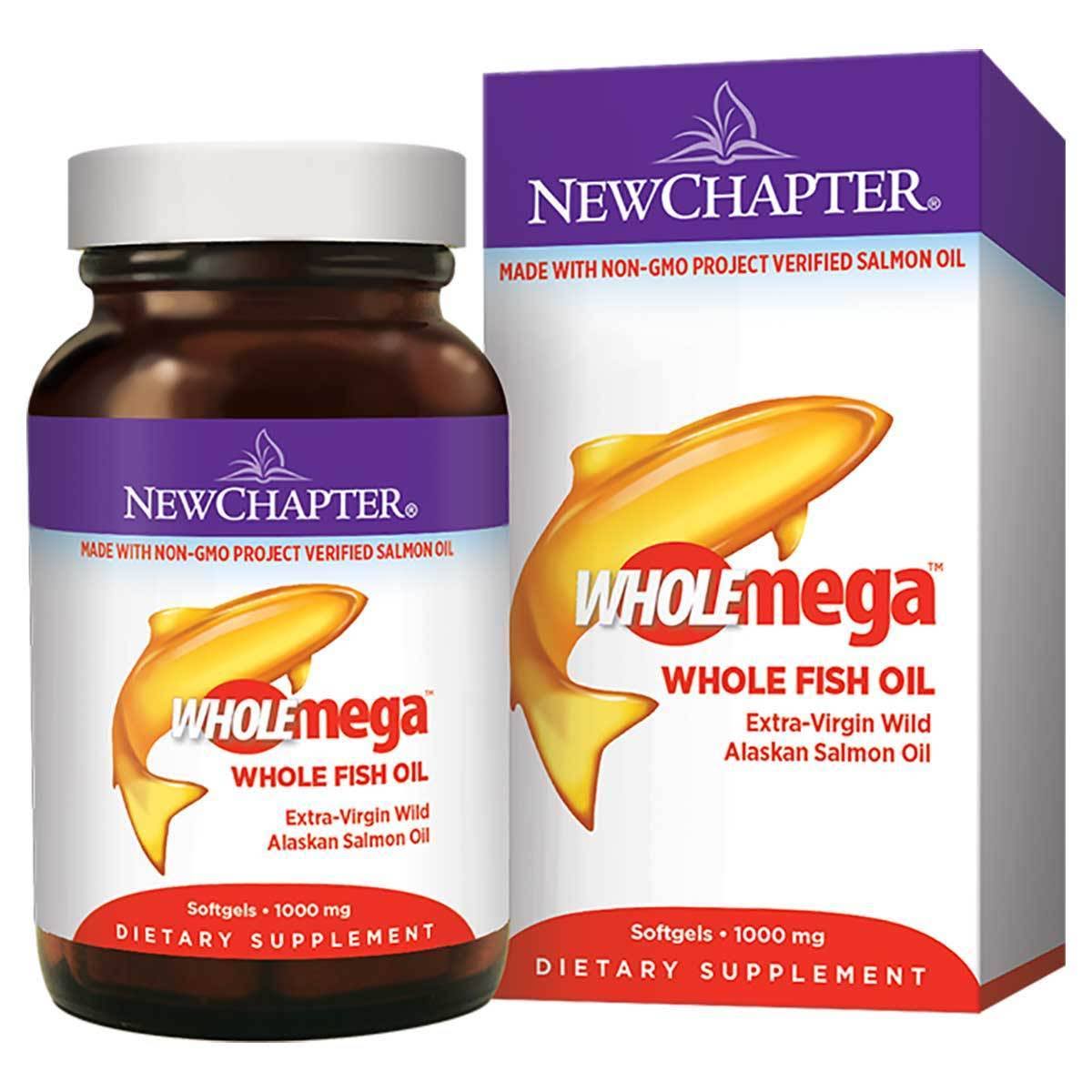 New Chapter Wholemega Fish Oil Supplement