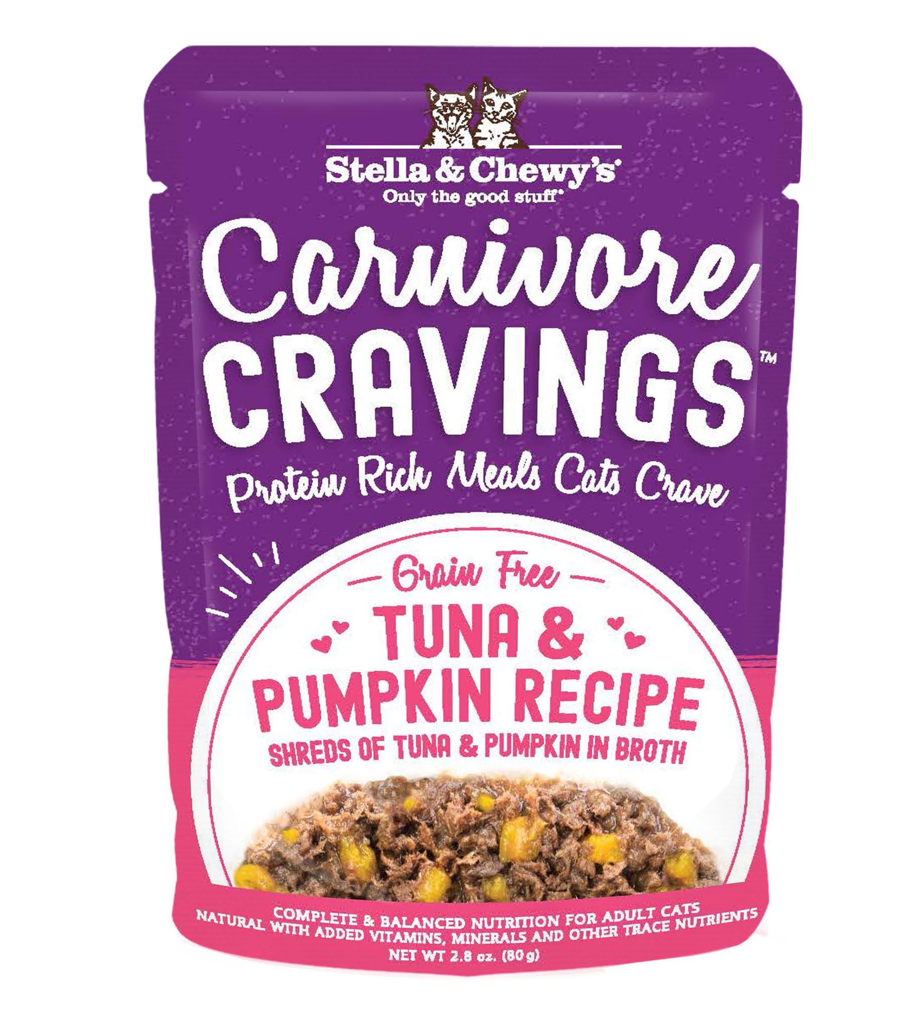 Stella & Chewy's Carnivore Cravings Tuna & Pumpkin Recipe Cat Food | 2.8 oz