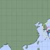 市街地でタワークレーンをへし折る、台風14号被害