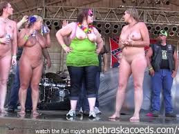 Real chicks getting totally naked in a contest at an iowa biker rally jpg x Nebraskacoeds iowa biker