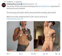 Two straight guys fuck each other with their trans girlfriend gay porn video on crunchboy jpg x Guy fucking another
