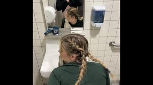 Blonde fucked from behind in public restroom porn gifs jpg x Blonde public bathroom