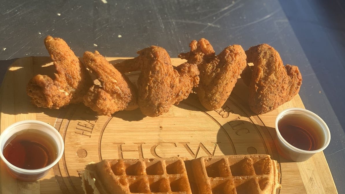 Heavenly Chicken & Waffles by null
